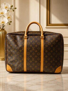 Authentic Louis Vuitton Sirius 45 Monogram Travel Duffle Bag